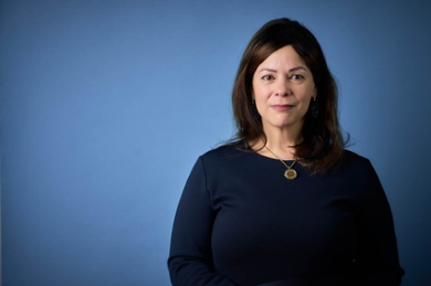 Staatssecretaris en alumnus Sandra Palmen, foto: Rijksoverheid