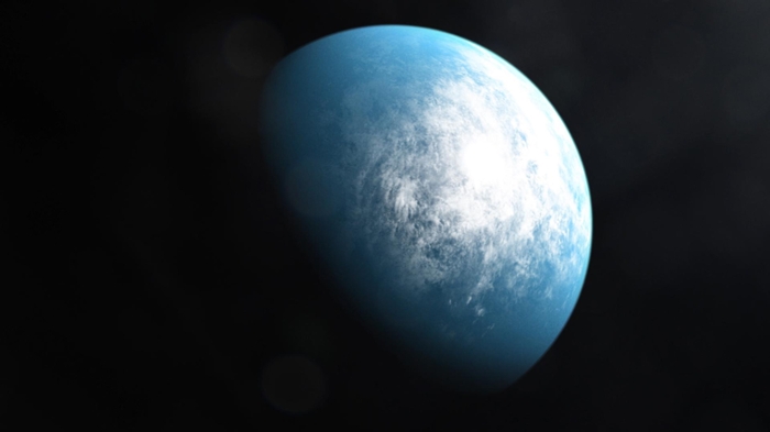 Artistieke weergave van TOI 700 d, een exoplaneet ter grootte van de aarde in de zogenaamde bewoonbare zone van zijn moederster. Het onderzoek naar exoplaneten heeft de verwachtingen opgeschroefd voor de zoektocht naar buitenaards leven
