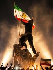 Man with a flag